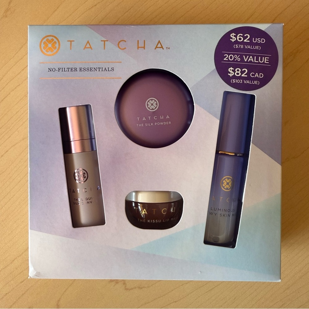 Tatcha No-Filter Essentials Set 4pcs